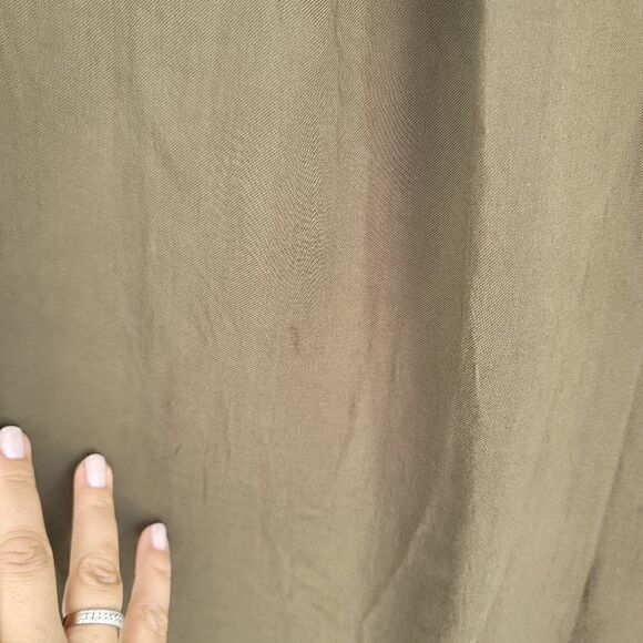 Bella dahl brown tunic with lace up collar - Picture 10 of 10